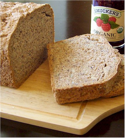 Hearty Dairy-Free German Style Whole Grain Bread