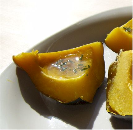 Acorn Squash with a Sweet Sage Butter